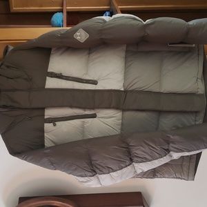 Under Armour Two-Tone Puffer Jacket - Brown and Gray